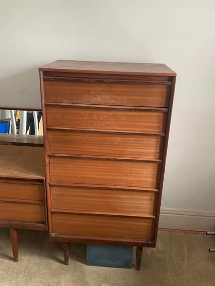 Photo of free Set of 1960s bedroom furniture (Uckington, Cheltenham) #2