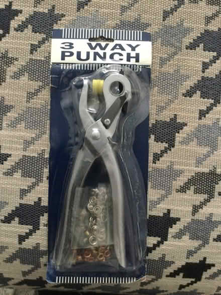 Photo of free 3 way clothes punch (Mitcham CR4) #1