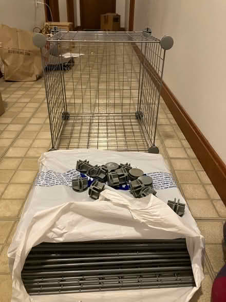 Photo of free Modular metal cubbies or shelving (Clover Hill) #1