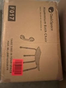 Photo of free aluminum bath chair (Glen Mills) #1