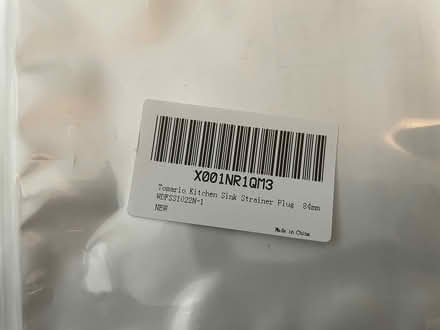 Photo of free Sink strainer plug (KT14) #3