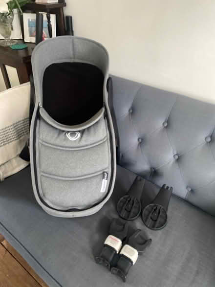 Photo of free Bugaboo3 bassinet and adapters (Downley HP13) #1