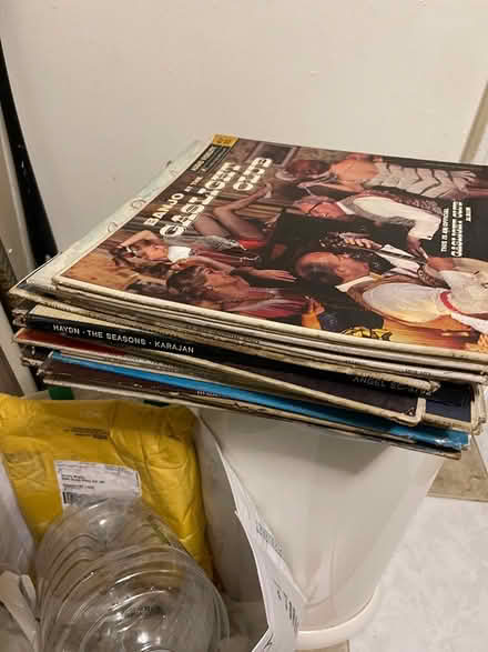 Photo of free 2 paintings vinyl records and dvds (Bay ridge Brooklyn 5th ave) #4