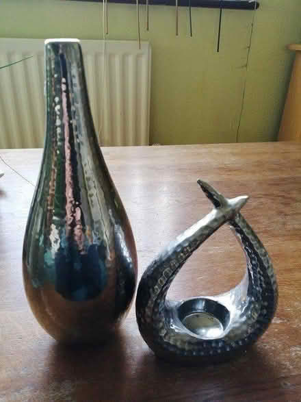 Photo of free Vase and wax light candle holder (North Mundham) #1
