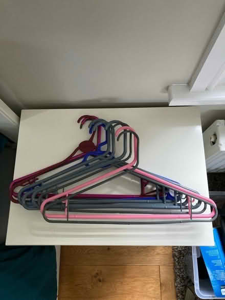 Photo of free 10 Plastic Clothes Hangers (Holloway) #1