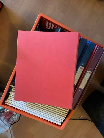 Photo of free A4 ring binders & document wallets (Bexley) #4