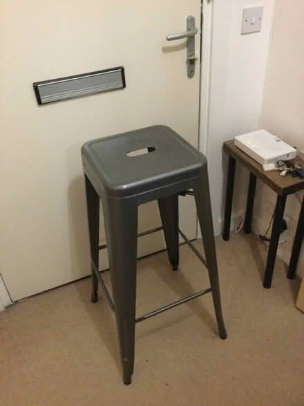 Photo of free Metal barstool (Bow E3) #1
