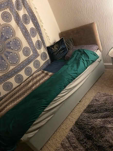Photo of free Single grey divan base bed (Salendine nook) #1