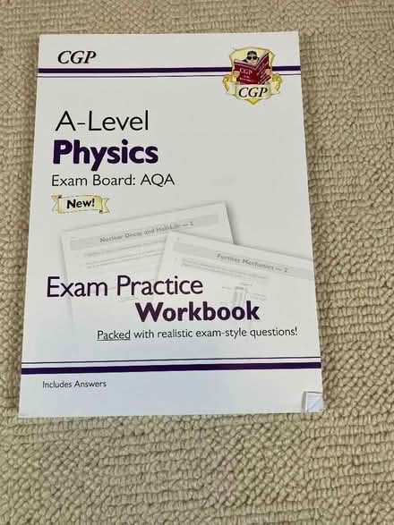 Photo of free Practice workbook for A Level Physics (Tunbridge Wells S. TN2) #1