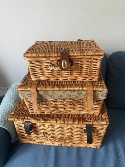 Photo of free 3 x Picnic baskets (Woodlesford, LS26) #1