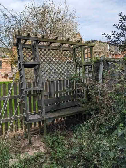 Photo of free Garden bench / trellace (Chellaston DE73) #1