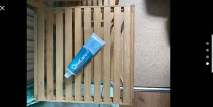 Photo of free Side table/double shelf bamboo unit (Queens Park W9) #2