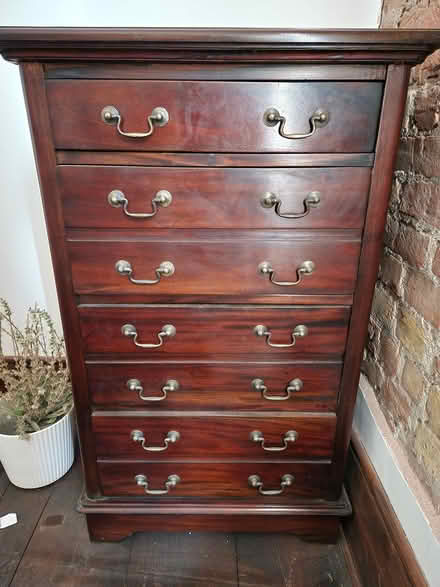 Photo of free Dark wood chest of drawers (SE2) #2