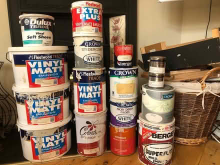 Photo of free Selection of paints still usable (Dublin 6W) #1