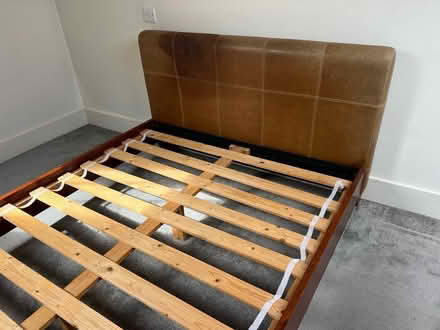 Photo of free Bed, standard 4ft 6”. Wooden (Hove BN3) #2