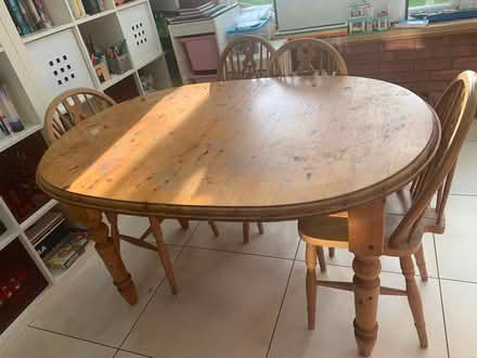 Photo of free Dining table and chairs (Keynsham) #1