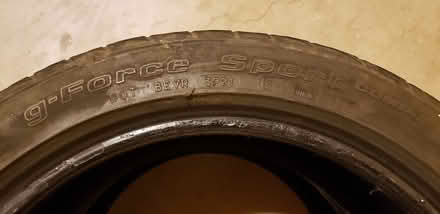 Photo of free 2 Used 225/45Z17 BF Goodrich tires (Morristown, off Sussex Ave) #3