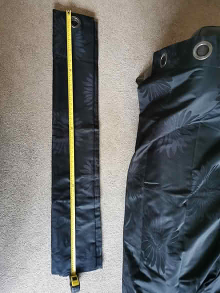 Photo of free Black curtains (Horley, RH6) #2