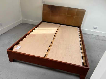 Photo of free Bed, standard 4ft 6”. Wooden (Hove BN3) #4