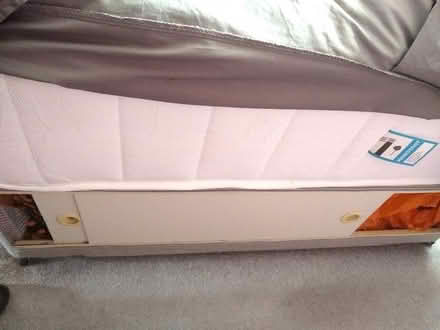 Photo of free Small double divan bed with mattress and headboard (Higham Hill E17) #2