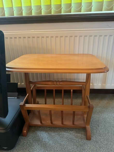 Photo of free Small table/paper rack (Smallwood) #1