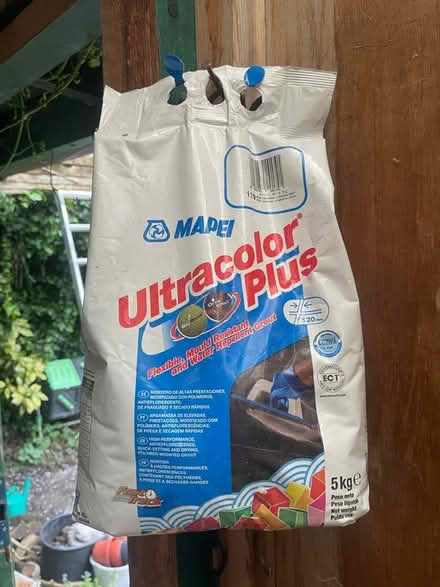 Photo of free Unopened 5kg Tile Grout (Grey) (Dollis Hill (NW10)) #1