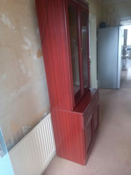 Photo of free Dark Wood Display Cabinet (Stifford Clays RM16) #4
