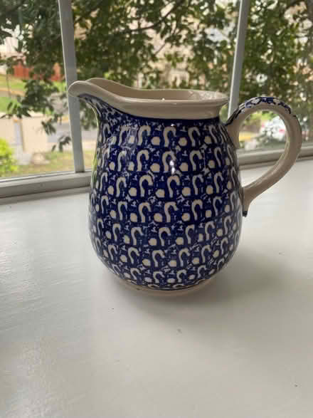 Photo of free Polish pottery pitcher (Kensington / Aspen Hill) #1