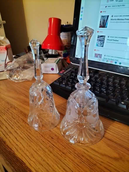 Photo of free Two Cut Glass bells (Catchems End DY12) #1