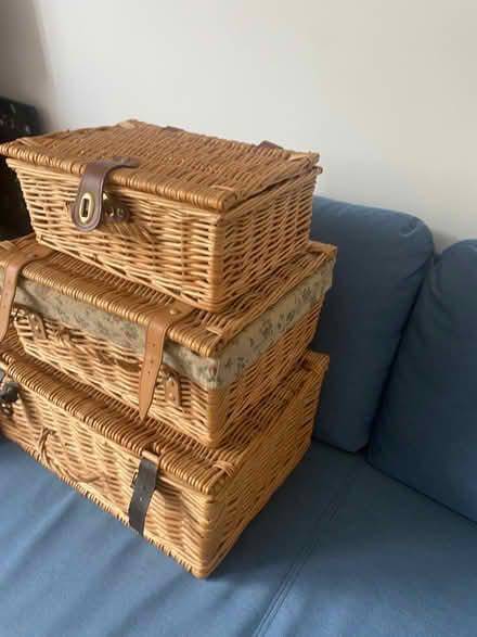 Photo of free 3 x Picnic baskets (Woodlesford, LS26) #2