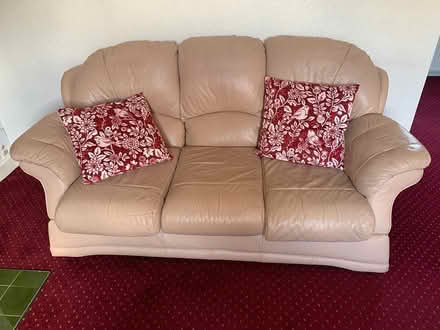 Photo of free Leather chair and couch (Silverknowes, Edinburgh) #2