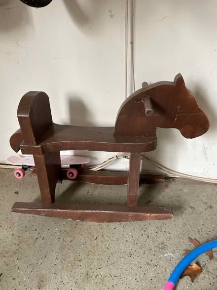 Photo of free Wooden rocking horse (Oakton woods way) #1