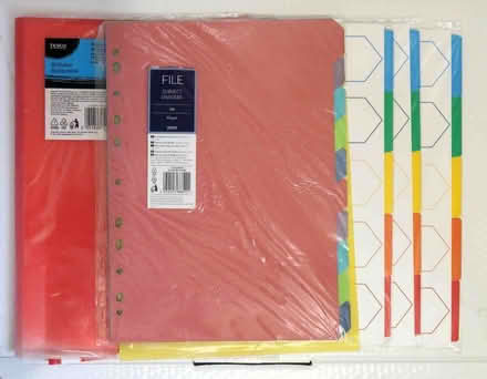 Photo of free A4 pocket folders and A4 dividers (Weybridge KT13) #3