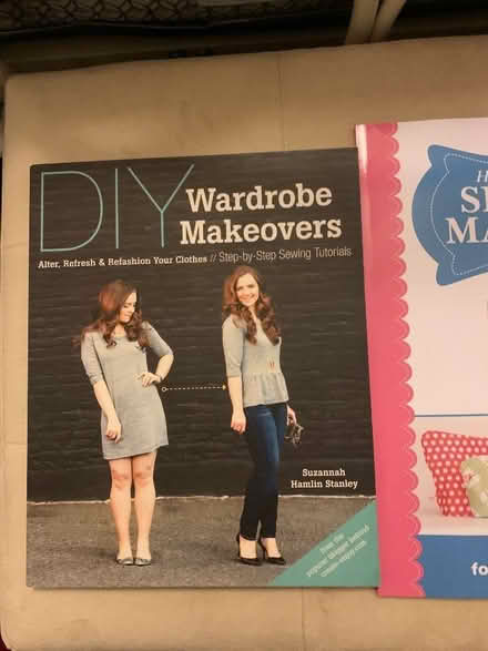 Photo of free Sewing books and fake leather material (Innsworth GL3) #1