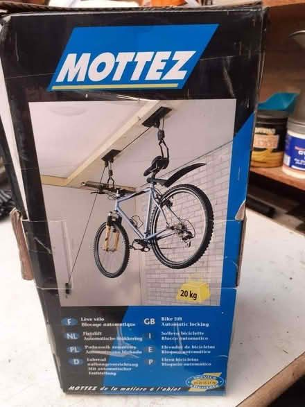 Photo of free ceiling mounted bike hanging rack (Prestbury GL52) #2