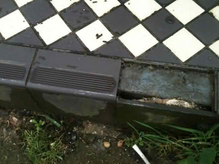 Photo of 6" Black doorstep edge tile (North Laine BN1) #1