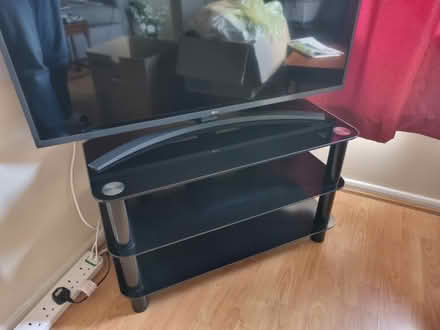 Photo of free Black Glass TV Base Unit (South Harrow HA2) #2