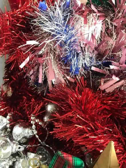 Photo of free Christmas decorations inc baubles, tinsel and elf’s hat (New England Quarter BN1) #2