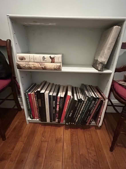 Photo of free solid wood bookcase -2 shelves (uws) #4