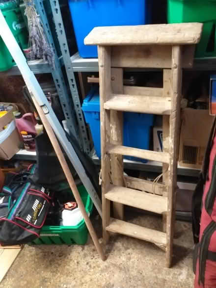 Photo of free Wooden stepladder (Oakridge, Basingstoke RG21) #1