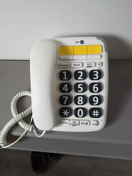 Photo of free Big button corded phone (Hertford SG14) #1