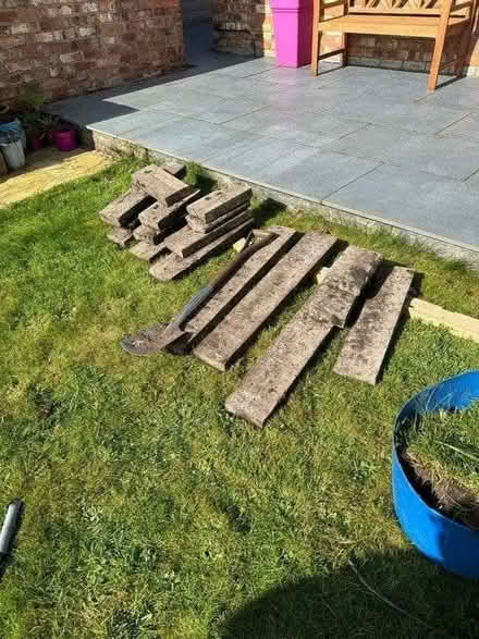 Photo of free Lawn Edging stones (PR9 (PR9 (Churchtown)) #1