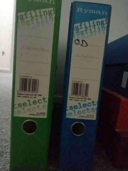 Photo of free Large ring binders (Sunny Hill DE23) #1