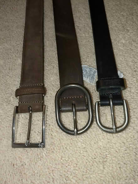 Photo of free 3 leather belts size 36 inches (Cherry Chase) #3