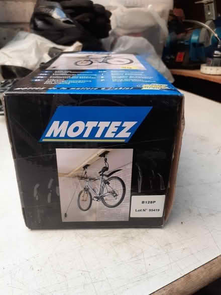 Photo of free ceiling mounted bike hanging rack (Prestbury GL52) #4