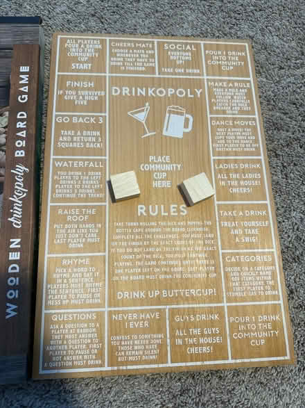 Photo of free Drinkopoly drinking game (Laurel, MD) #2