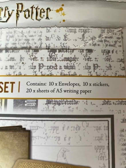 Photo of free Harry Potter letter writing set (Knebworth, SG3) #2