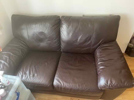Photo of free IKEA leather sofa (Isleworth TW7) #1