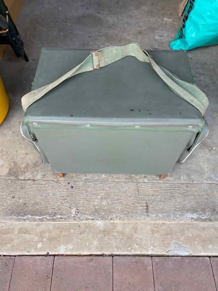Photo of free Old ‘sit on’ fishing box (Leigh-on-Sea SS9) #3