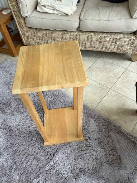 Photo of free Rubber Wood Plant Stand (NR Hatfield AL7) #2